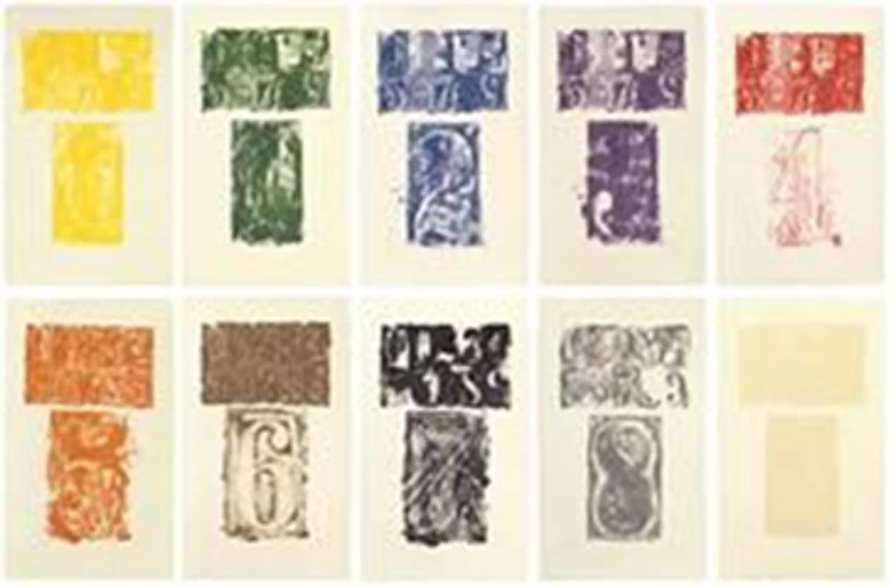 Jasper Johns - lithograph